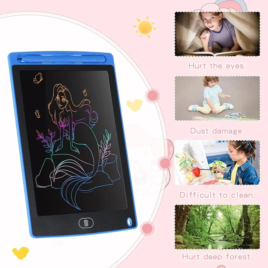 🔥 CreativBoardᴹᵀ Tablet de Dibujo LCD 8.5 Pulgadas